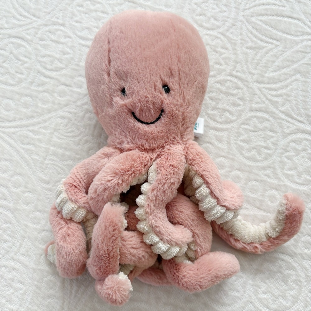 Jellycat Little Odell Octopus Plush Stuffed Animal - 5"‎ Sitting Height